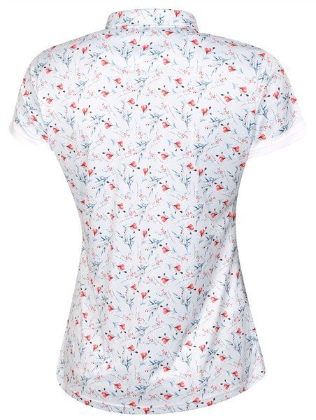 Fashion Sports Wear Malaga dámske polo, sivé/červené