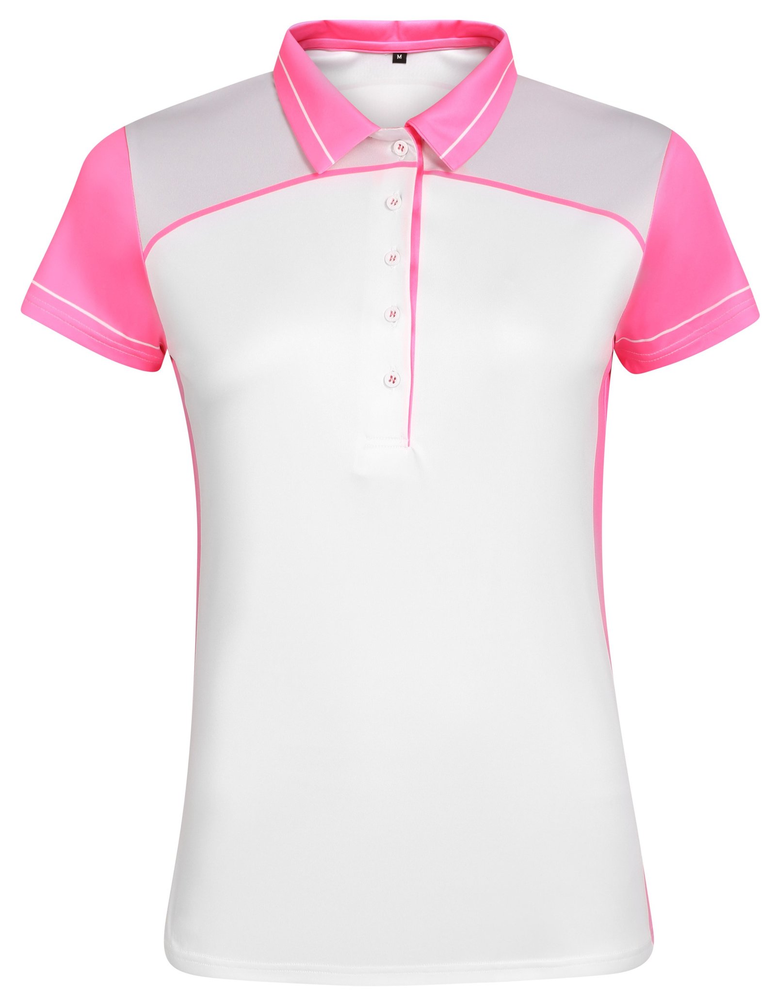 Fashion Sports Wear Accra Pink dámske polo, bielo/ružové
