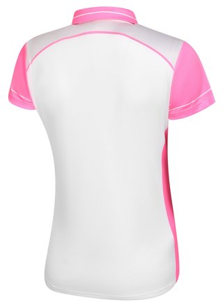 Fashion Sports Wear Accra Pink dámske polo, bielo/ružové
