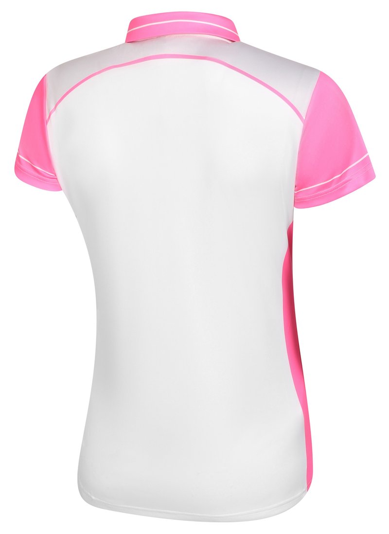 Fashion Sports Wear Accra Pink dámske polo, bielo/ružové