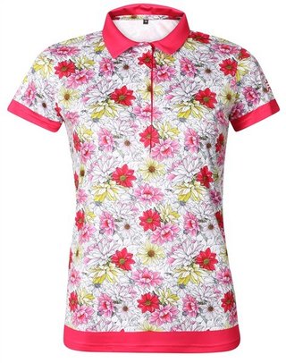 Fashion Sports Wear Luanda dámske polo, bielo/červené