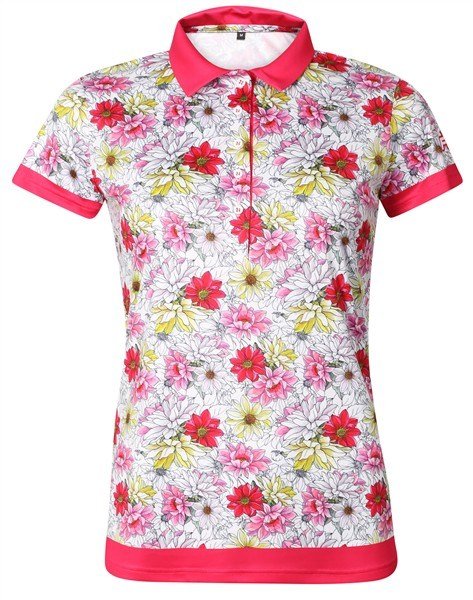 Fashion Sports Wear Luanda dámske polo, bielo/červené