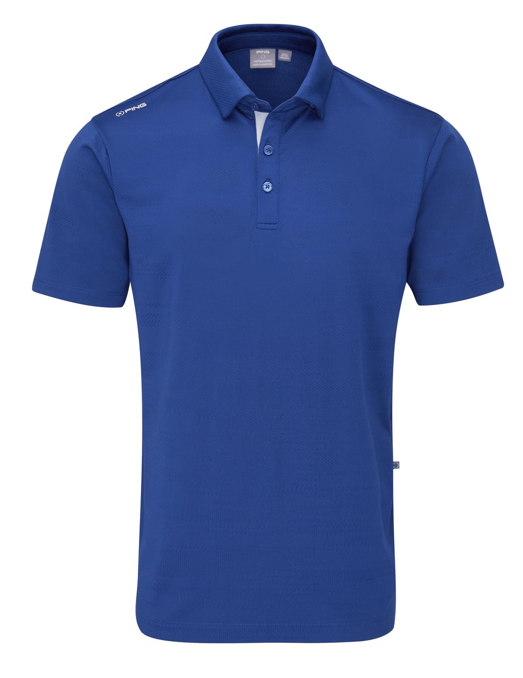 PING Claude Camo Mesh pánske polo, inky
