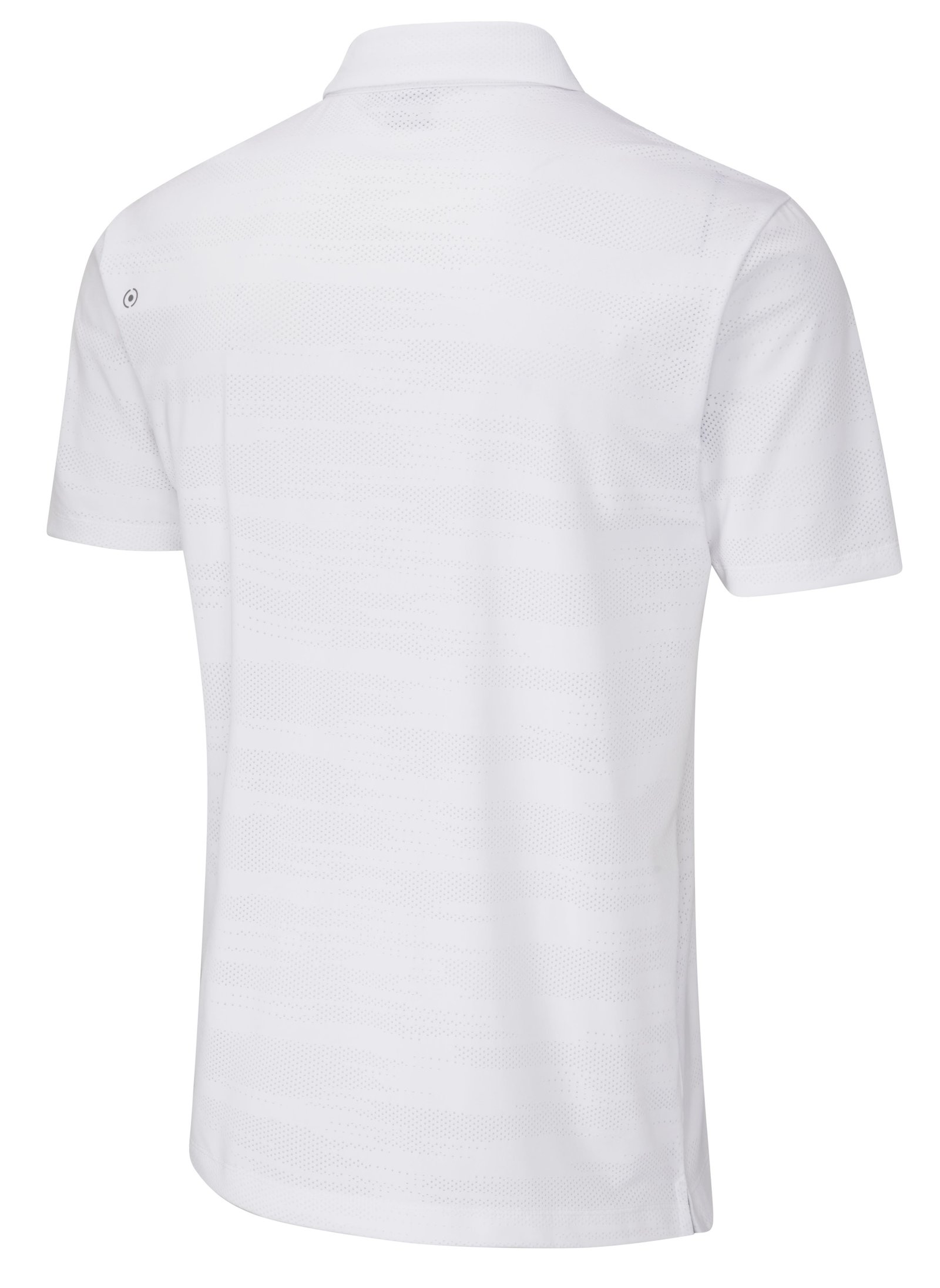 PING Claude Camo Mesh pánske polo, biele