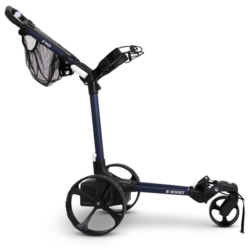 MGI E-Boost hybrid golf trolley 2026 elektrický vozík, modrá