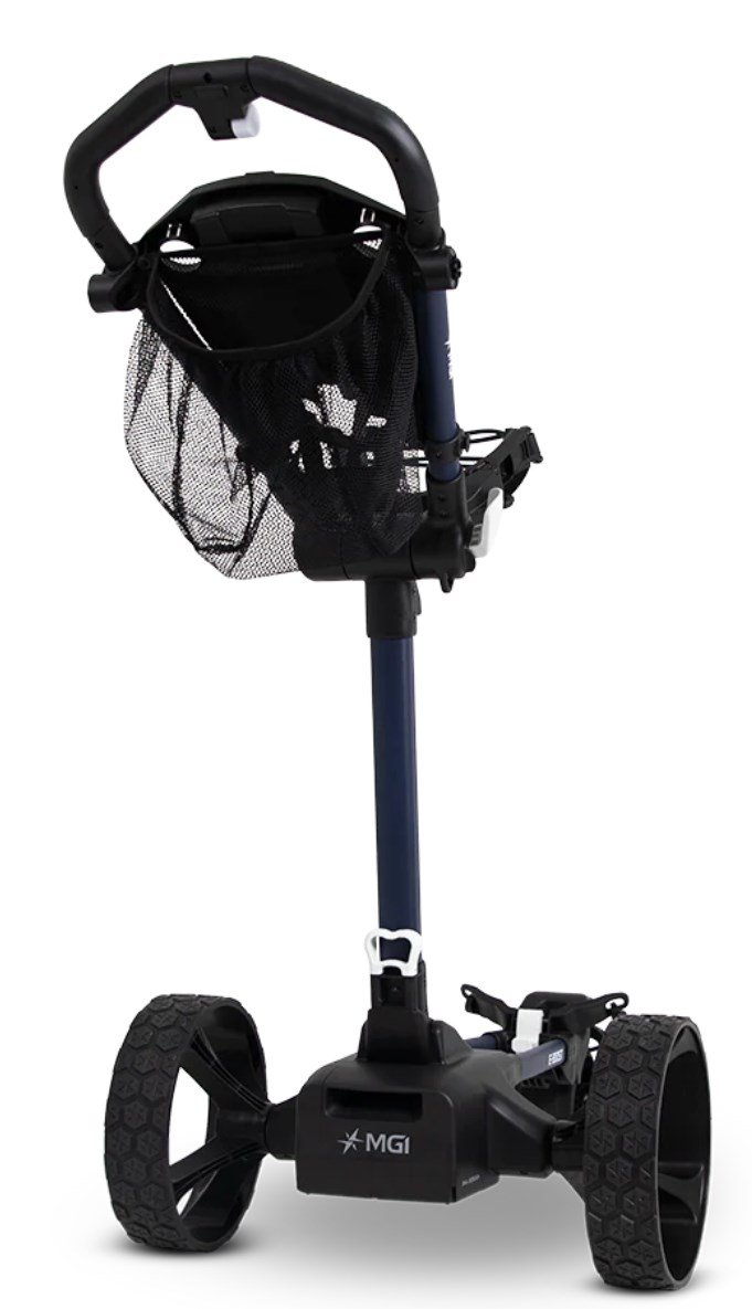 MGI E-Boost hybrid golf trolley 2026 elektrický vozík, modrá