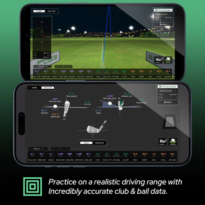 Square Golf OMNI EDITION launch monitor