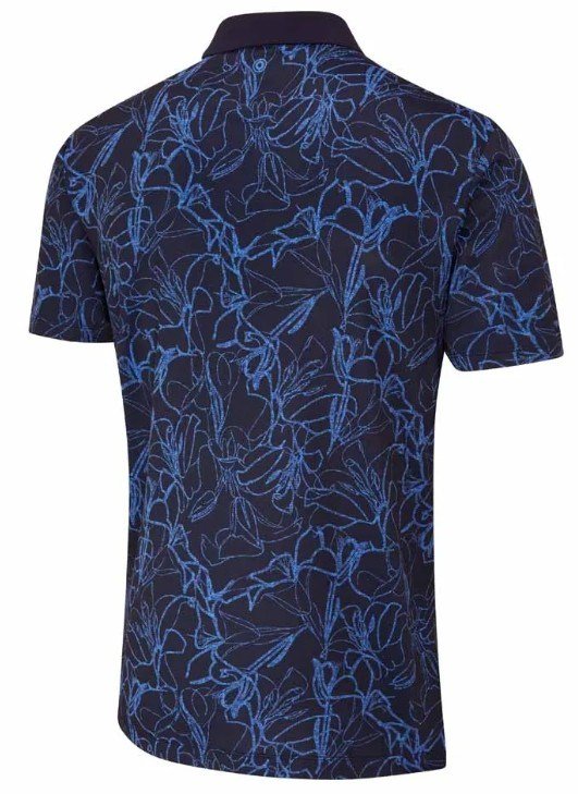 PING Orlando pánske polo, navy/bright cobalt