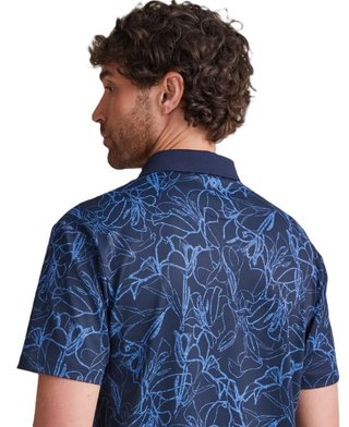 PING Orlando pánske polo, navy/bright cobalt