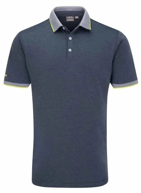 PING Gideon pánske polo, light navy marl