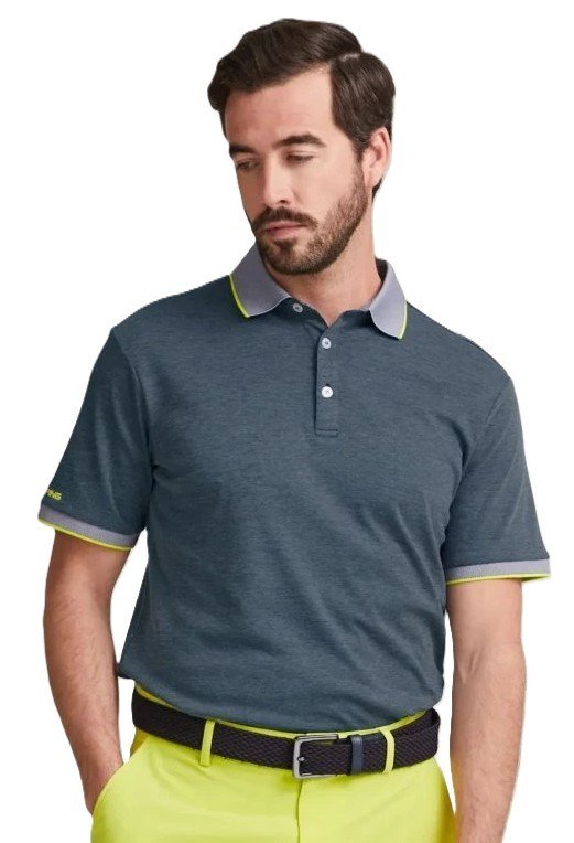 PING Gideon pánske polo, light navy marl