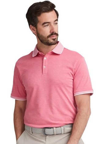 PING Gideon pánske polo, rhapsody pink marl
