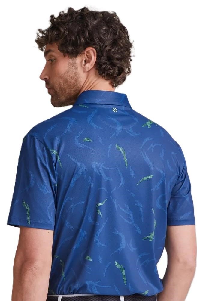 PING Ephron Printed pánske polo, inky multi