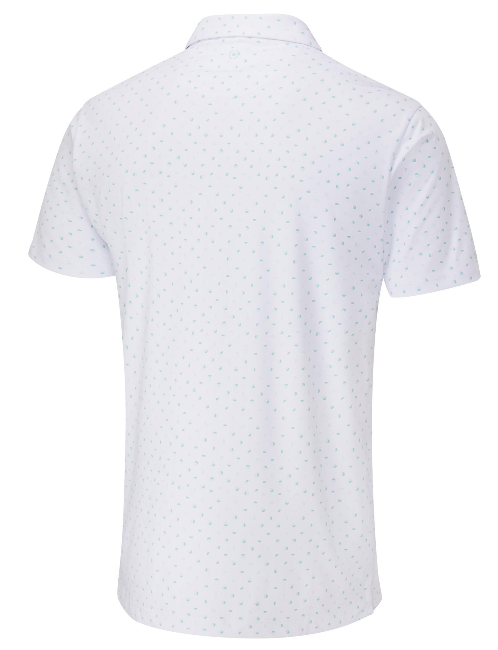 PING Ephron Printed pánske polo, biela/green bay multi
