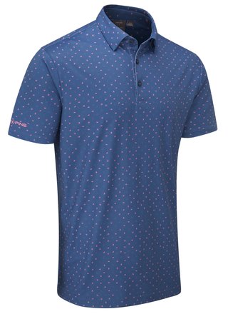 PING Ephron Printed pánske polo, stellar multi