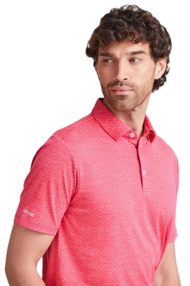 PING Rafe pánske polo, rhapsody pink