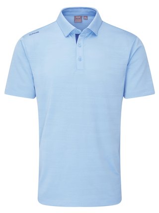 PING Claude Camo Mesh pánske polo, baltic sea