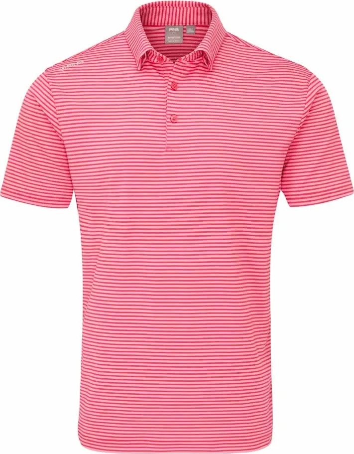 PING Langford pánske polo, rhapsody/pink white