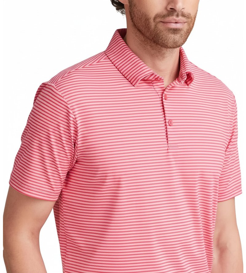 PING Langford pánske polo, rhapsody/pink white