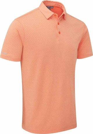 PING Hershel pánske polo, wild salmon multi