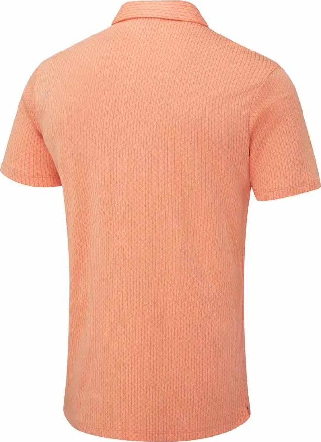 PING Hershel pánske polo, wild salmon multi