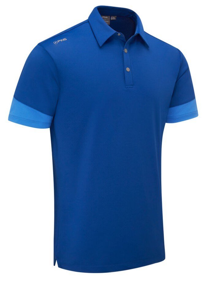 PING Ty pánske polo, inky/bright cobalt