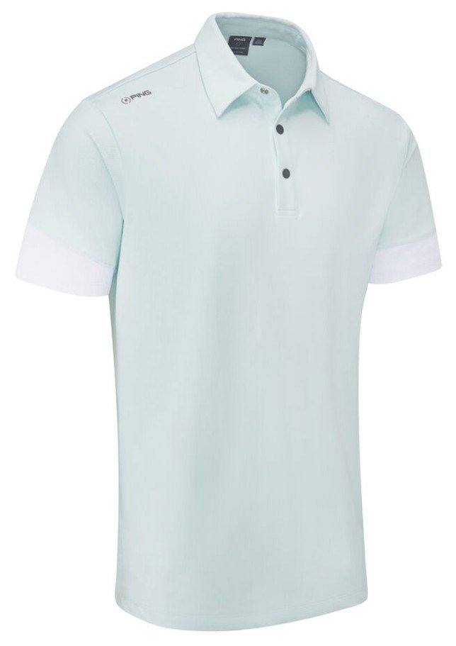 PING Ty pánske polo, seaspray/biela