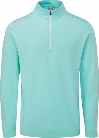 PING Latham Half Zip pánska mikina, green bay