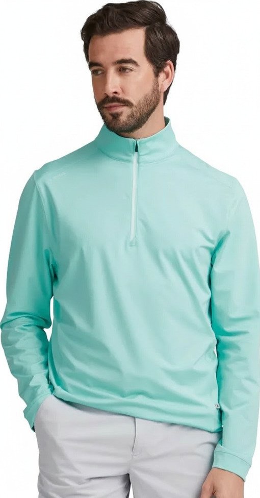 PING Latham Half Zip pánska mikina, green bay