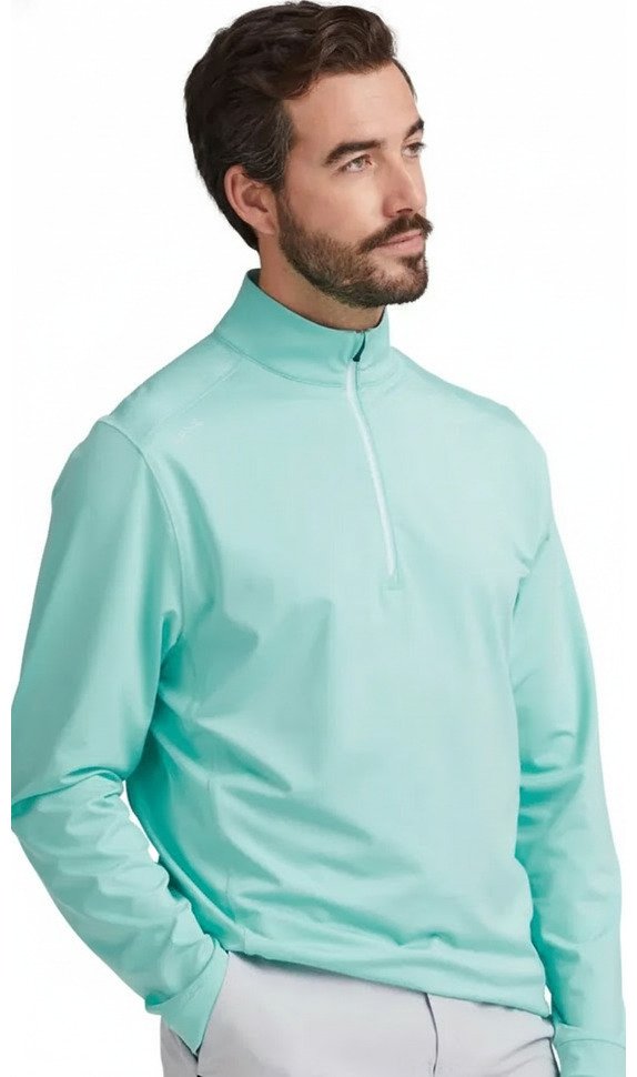 PING Latham Half Zip pánska mikina, green bay