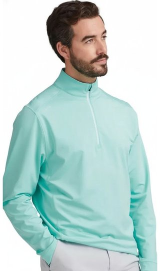 PING Latham Half Zip pánska mikina, green bay