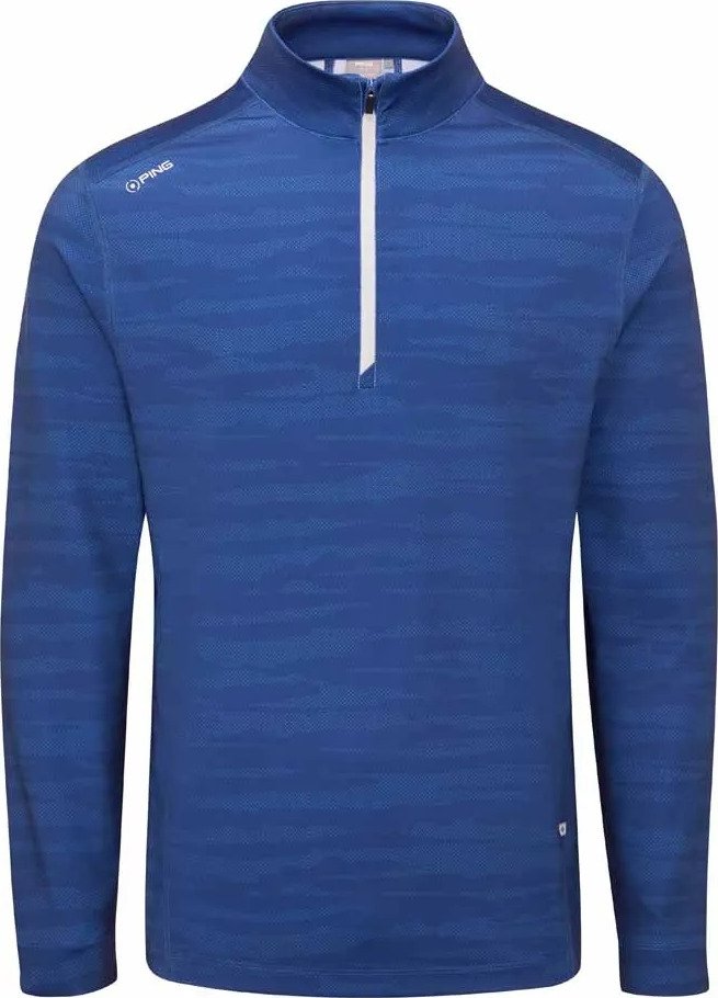 PING Latham Half Zip pánsky midlayer, inky multi