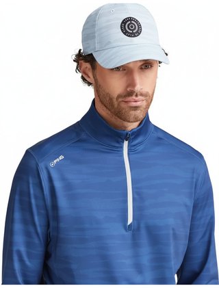 PING Latham Half Zip pánsky midlayer, inky multi