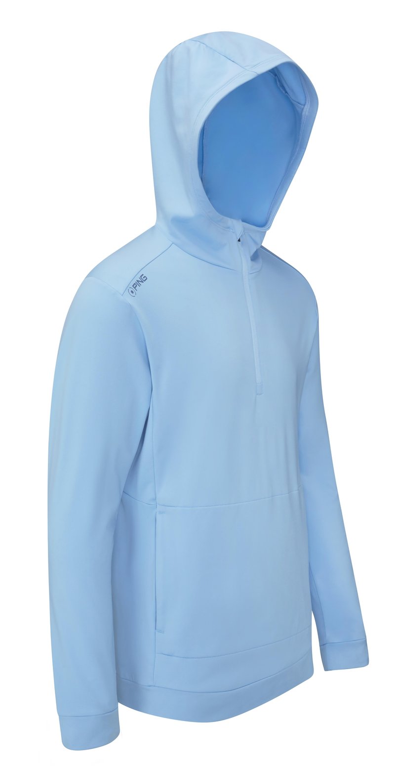 Ping Haldon Hooded Fleece pánska mikina, baltic sea