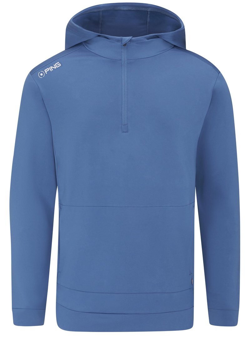 PING Haldon Hooded Fleece pánska mikina, stellar