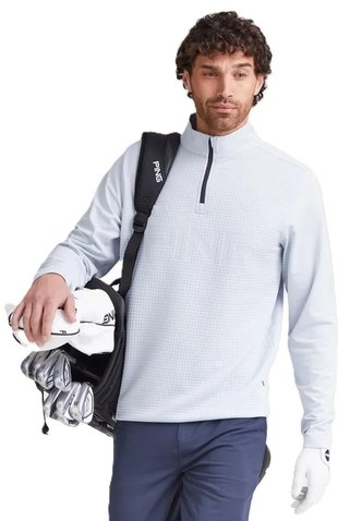 PING Faron pánska mikina, pearl grey