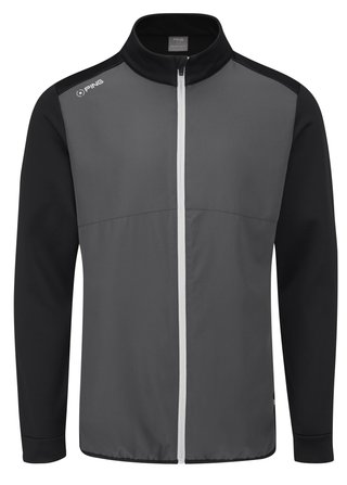 PING Burford pánska bunda, asphalt/black