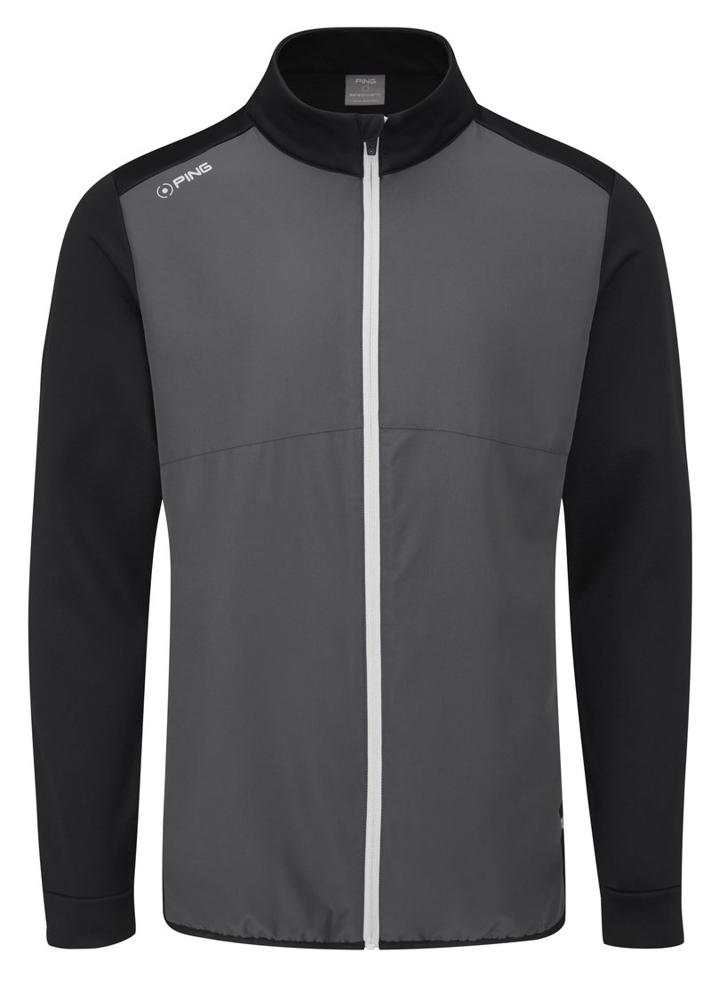 PING Burford pánska bunda, asphalt/black
