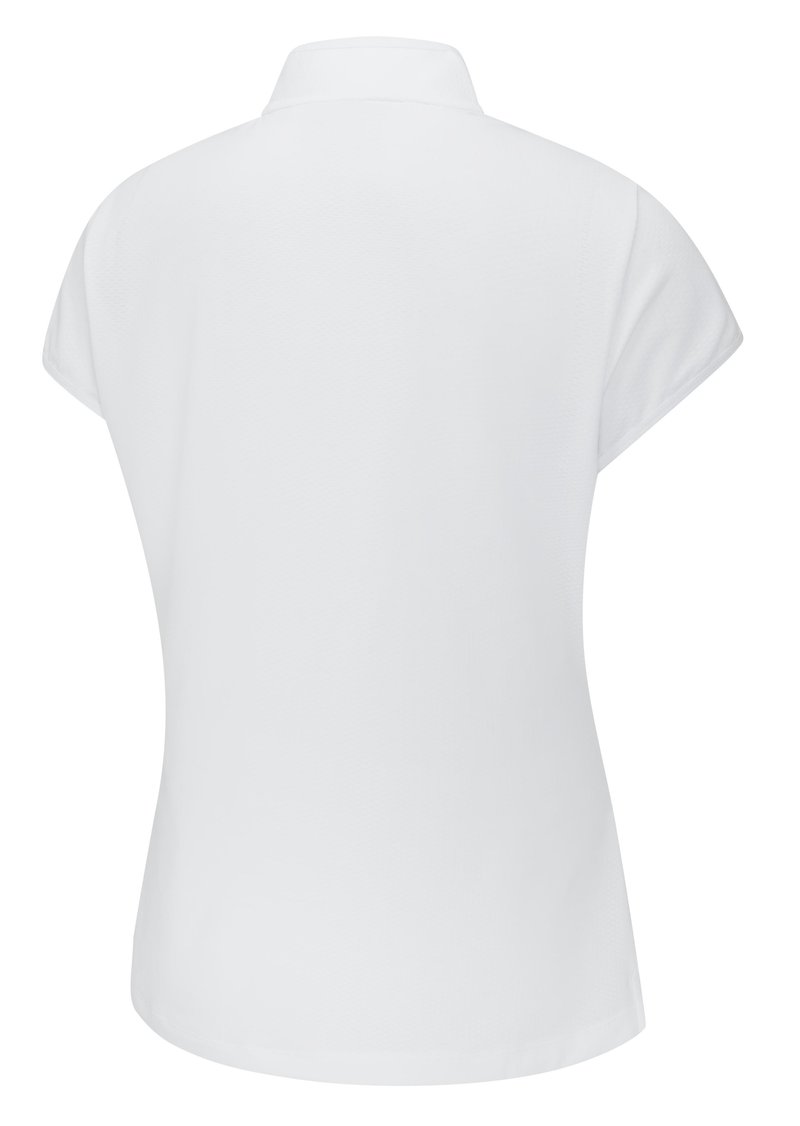 PING Evetta Jacquard dámske polo, biele