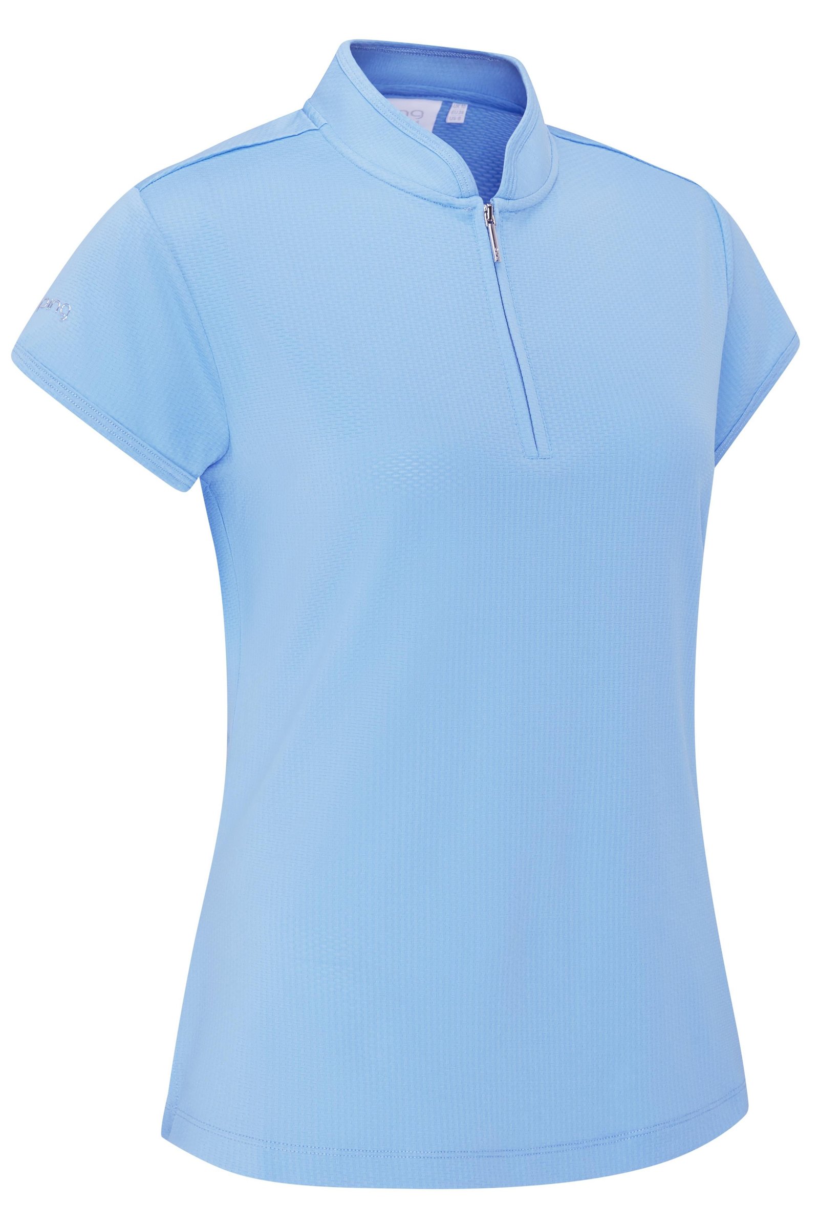 PING Evetta Jacquard dámske polo, infinity blue