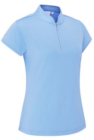 PING Evetta Jacquard dámske polo, infinity blue