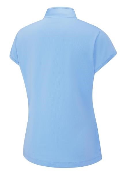 PING Evetta Jacquard dámske polo, infinity blue
