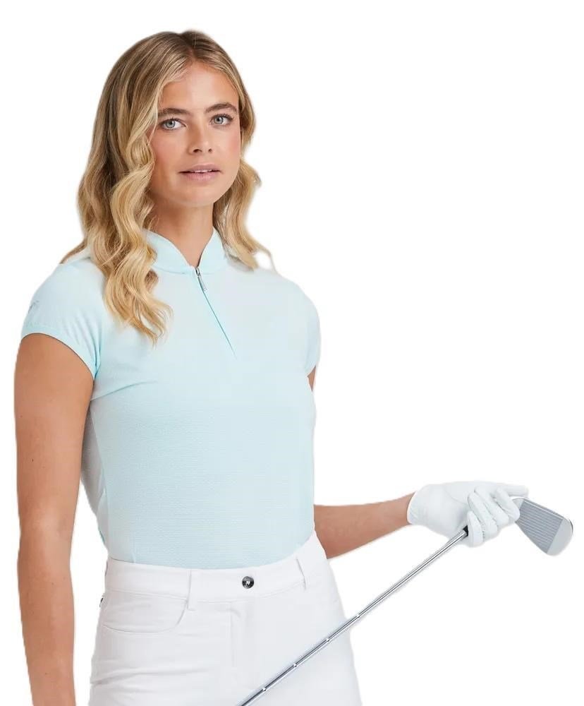 PING Evetta Jacquard dámske polo, seaspray