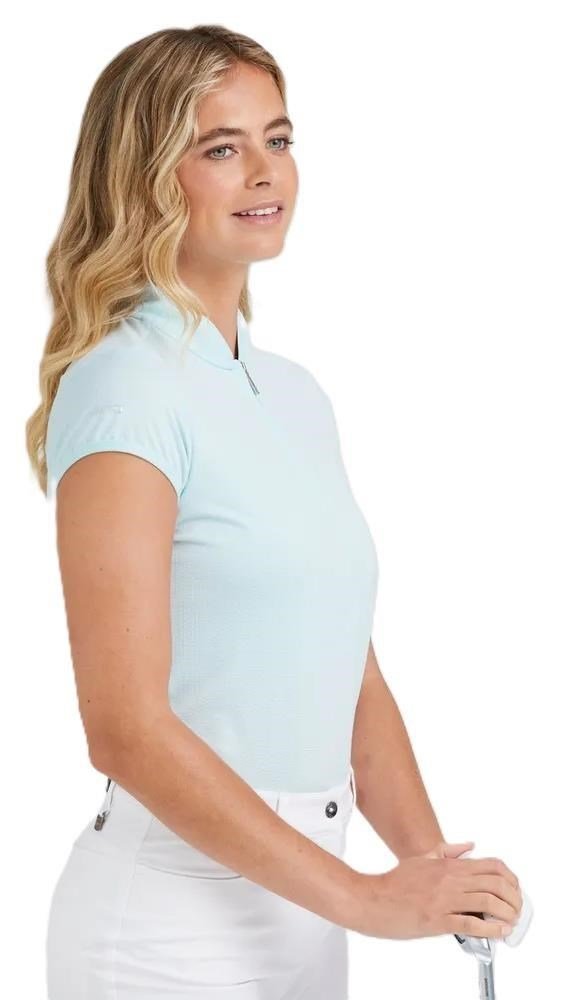 PING Evetta Jacquard dámske polo, seaspray