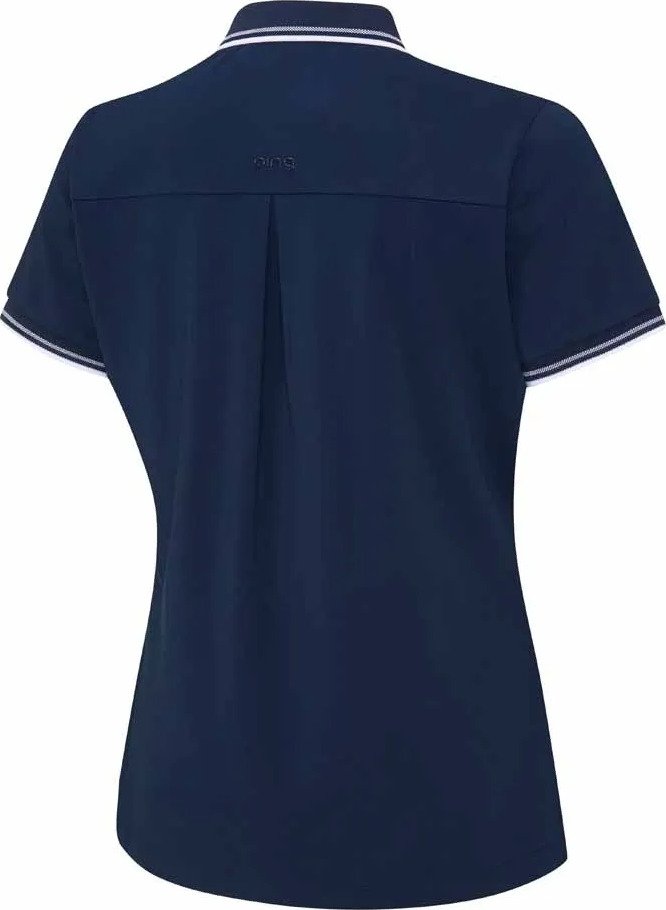 PING Viviana Tipped dámske polo, navy