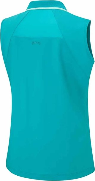 PING Eben Sleeveless dámske polo, tyrkysové