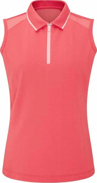PING Eben Sleeveless dámske polo, paradise pink