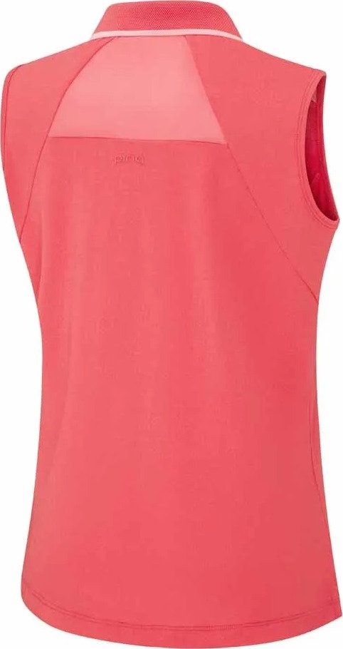 PING Eben Sleeveless dámske polo, paradise pink