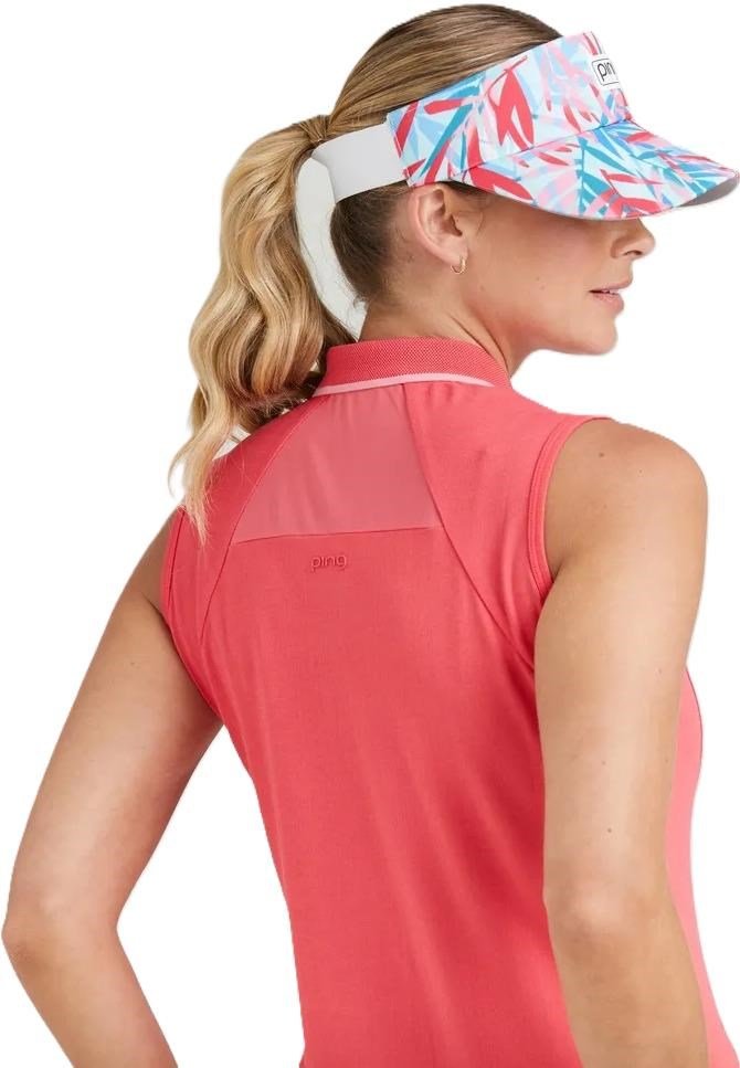 PING Eben Sleeveless dámske polo, paradise pink
