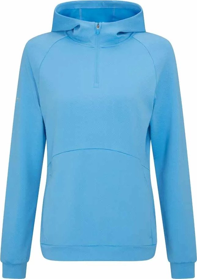 PING Rhona Textured dámska mikina, infinity blue